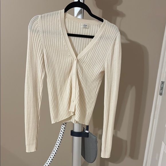 Wilfred Cream Ribbed Sweater - Picture 1 of 4